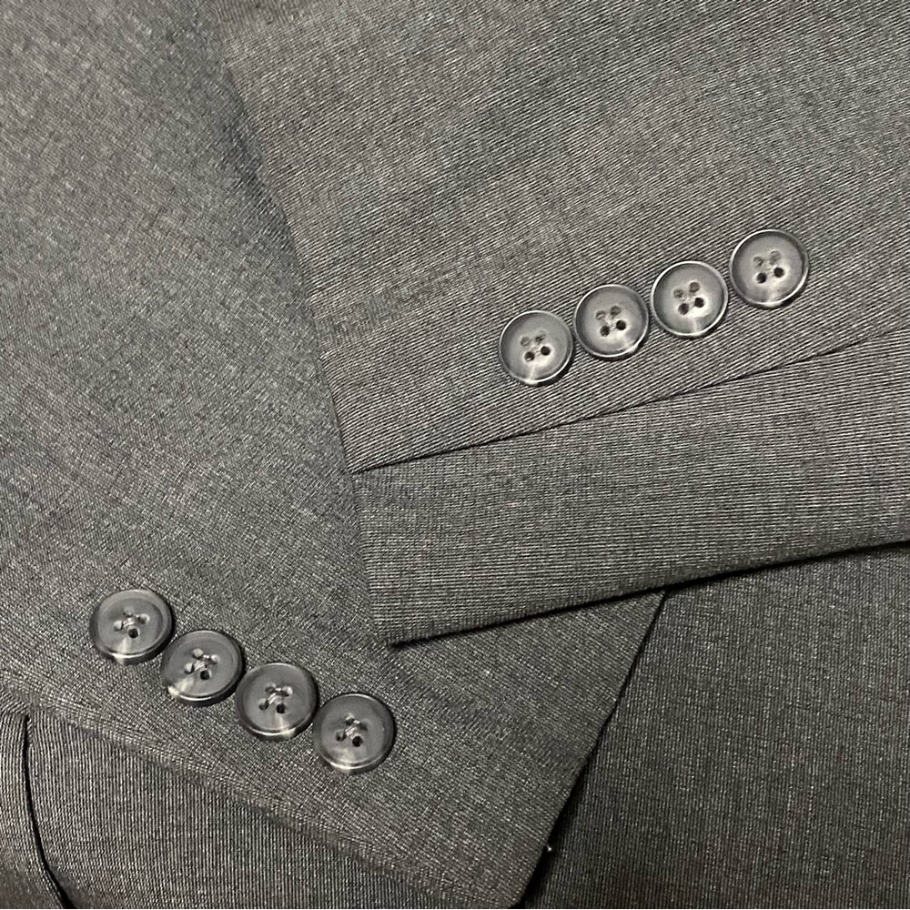 Saddlebred Motion Stretch Sport Coat Men 52L Grey Two Button Single Vented - Picture 9 of 9